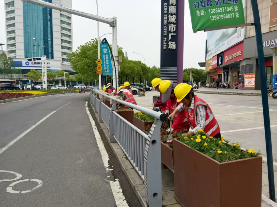 【城运集团】鲜花扮靓城区 喜迎“五一”假日